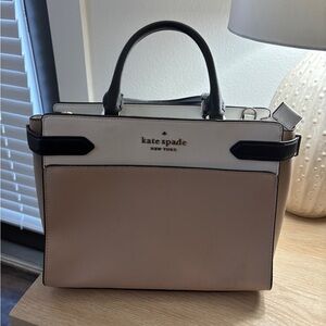 kate spade Black and Cream Satchel